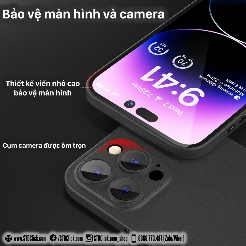 ỐP LƯNG DÀNH CHO ĐIỆN THOẠI IPHONE 14 PRO MEMUMI MỎNG LỤA