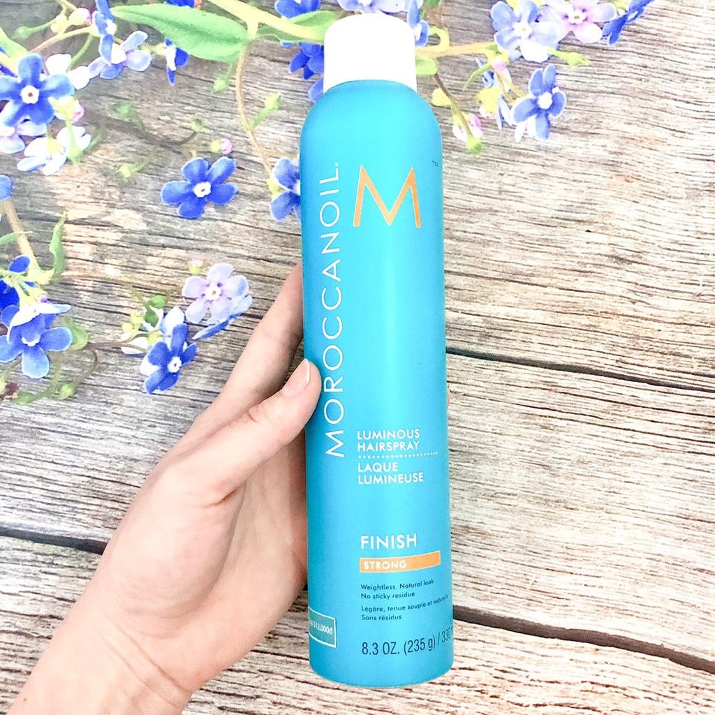 GÔM XỊT TÓC MOROCCANOIL STRONG LUMINOUS HAIRSPRAY GIỮ NẾP LINH HOẠT