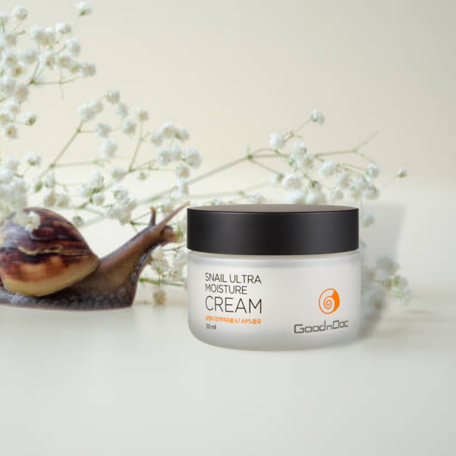 Kem Dưỡng Chống Lão Hoá Da Ốc Sên GoodnDoc Snail Ultra Moisture Cream 50ml