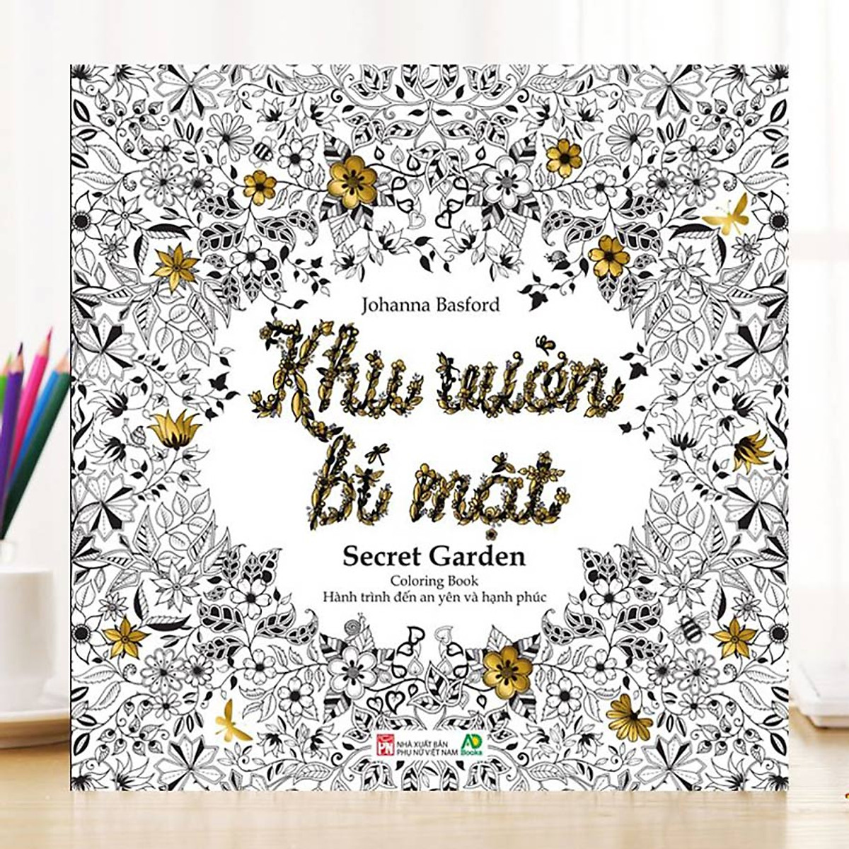 Sách - Khu vườn bí mật tái bản 2020 (Sách tô màu Coloring book)