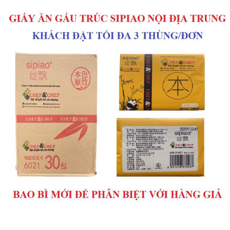 THÙNG 30 GÓI GIẤY ĂN GẤU TRÚC SIPIAO/ 40 GÓI GIẤY THỎ/ 30 GÓI GẤY BAMBOO/ 30 GÓI GIẤY YCOOL .