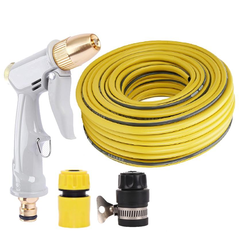 Bộ dây vòi xịt nước rửa xe, tưới cây tăng áp 3 lần, loại 20m 206846