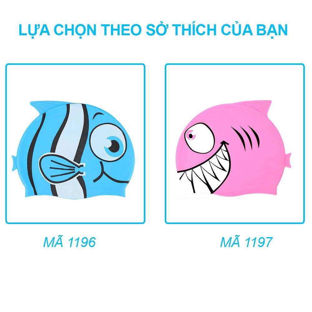 Mũ bơi trẻ em hình cá phù hợp cho bé trai, gái trên 3 tuổi SPORTY 1196,1197