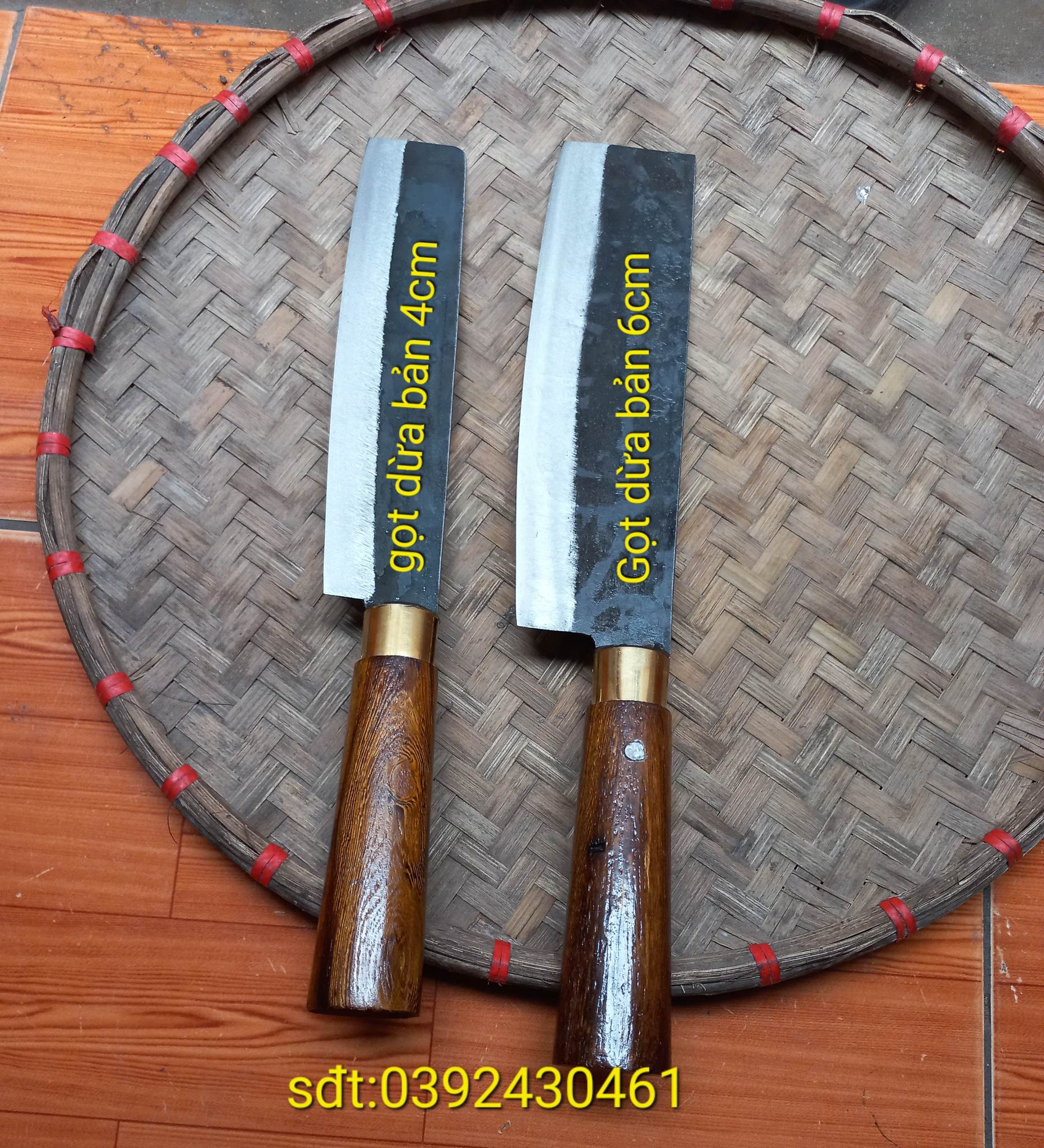 Bộ 4 dao làm dừa chuẩn 100% ô tô bao sắc bén