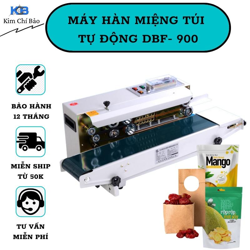 Máy Hàn Đóng Gói Miệng Túi Tự Động DBF 900, Bảo Hành 12 Tháng