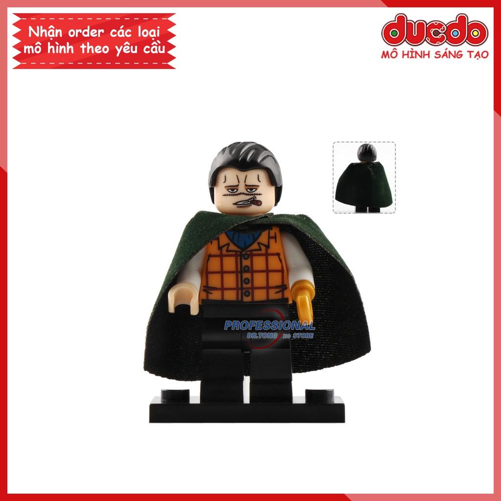 Minifigures Đảo hải tặc Borsalino,Nami, Robin, Crocodile, Zoro, Luffy -Đồ chơi Lắp ghép Mini One Piece Mô hình Koruit KT