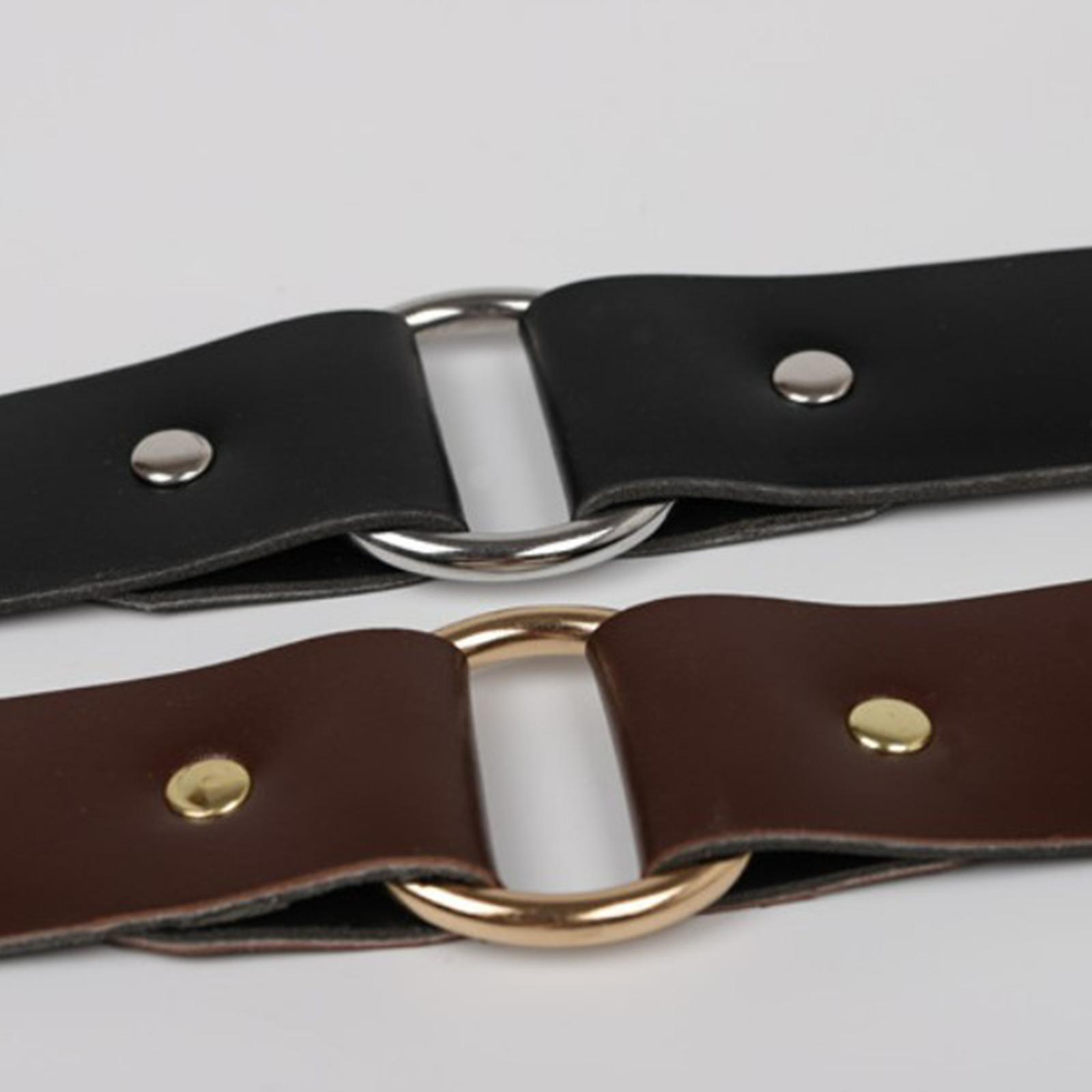 Medieval O Belt PU Fashion Decoration for Shirts Parties Women