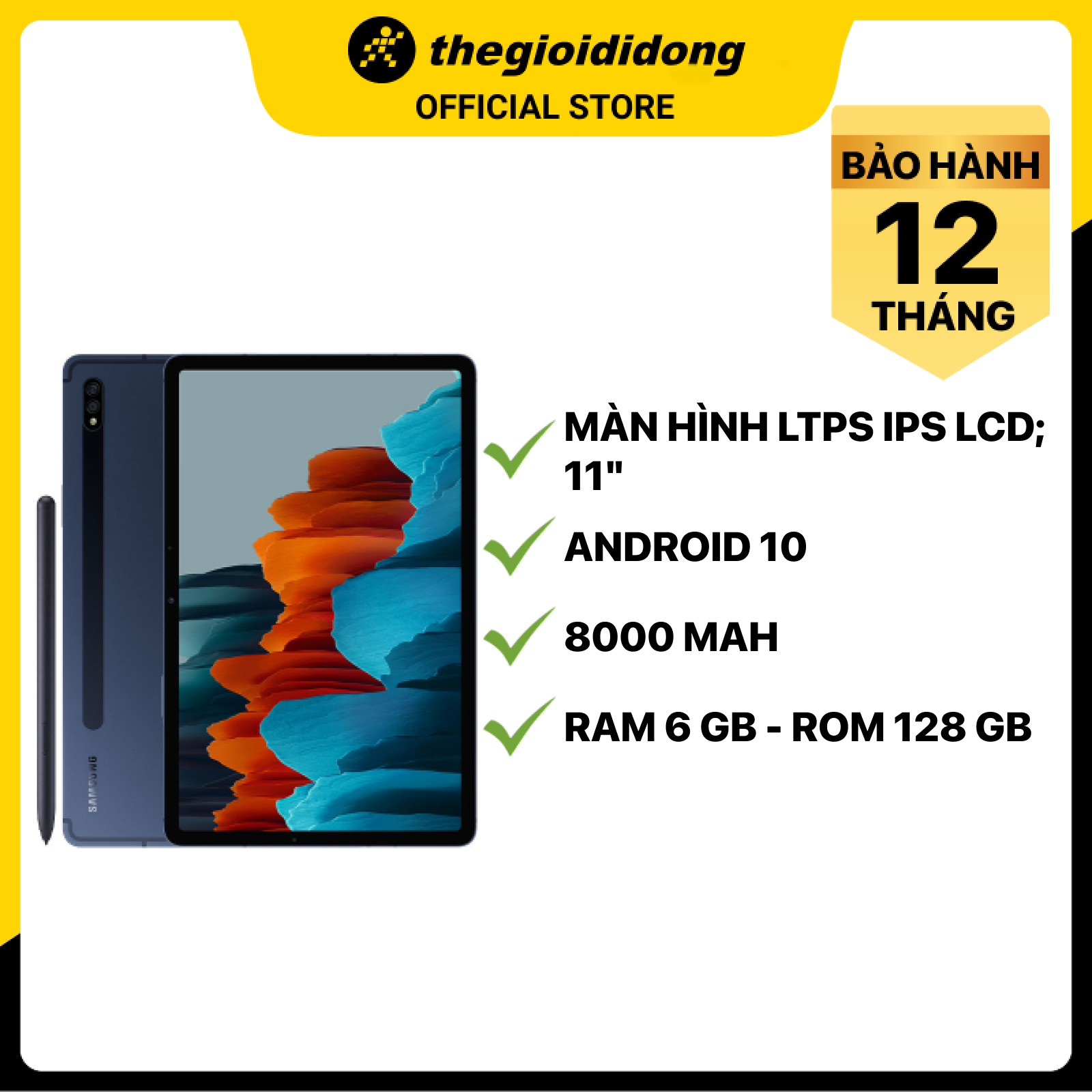 Máy Tính Bảng Samsung Galaxy Tab S7 T875 - Hàng Chính Hãng