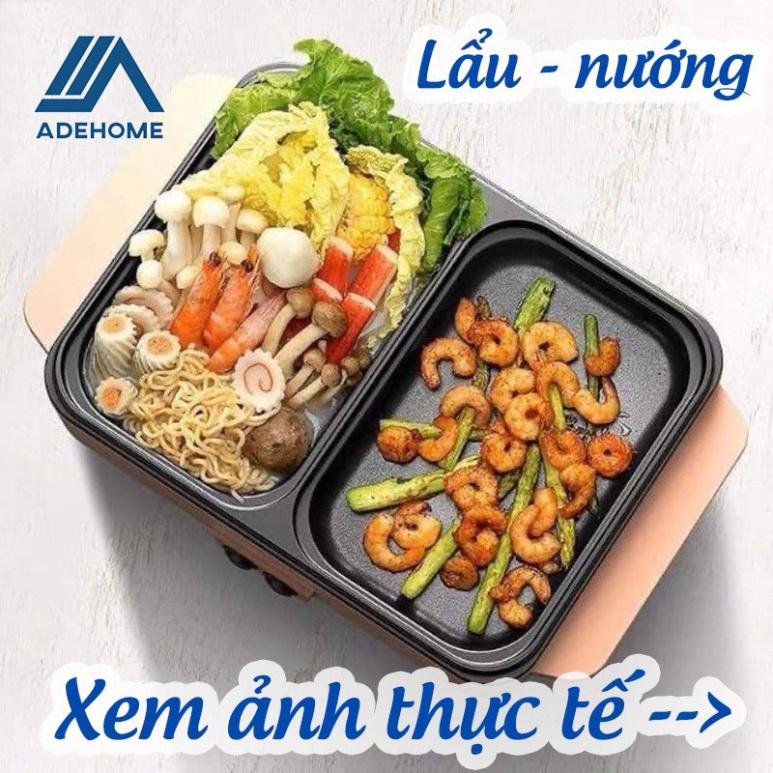 Nồi Lẩu Kiêm Nướng 2in1 Mini Hàn Quốc Bếp Lẩu Nướng Đa Năng Cao Cấp