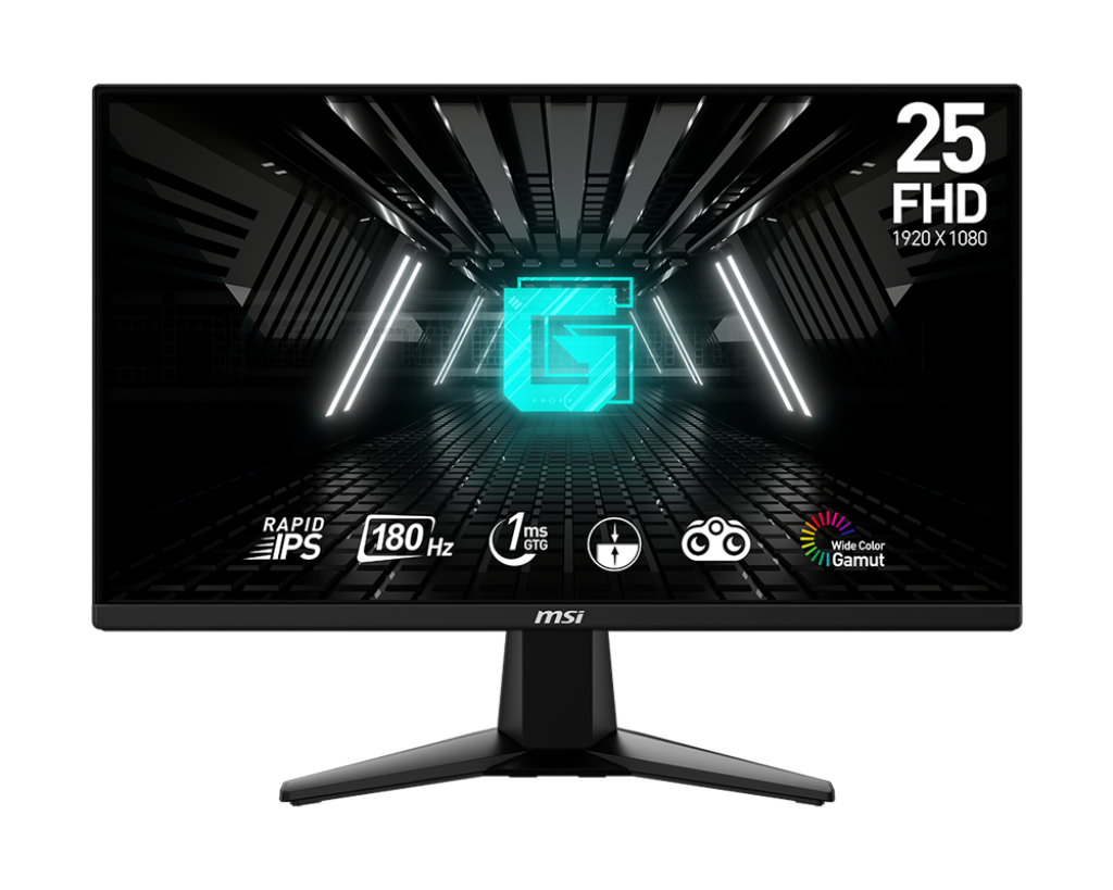 Màn Hình Gaming MSI G255F 24.5 inch ( FHD/Rapid IPS/180Hz/1ms ) - Hàng Chính Hãng