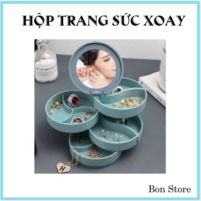 Hộp Đựng Trang Sức, Phụ Kiện Nhiều Lớp, Hộp Đựng Có Gương