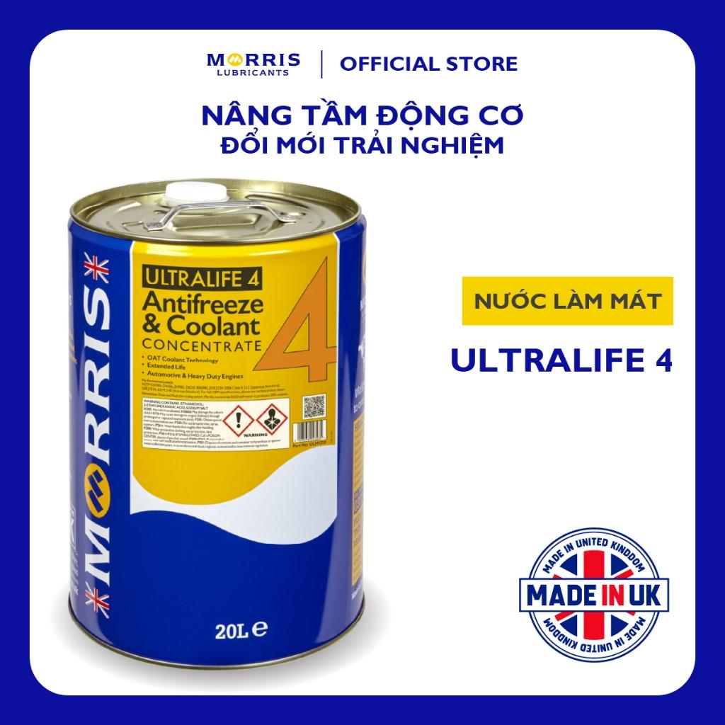 Nước Làm Mát Cao Cấp Cho Động Cơ Xăng, Động Cơ Diesel - Morris Lubricants Ultralife 4 / Xô 20L