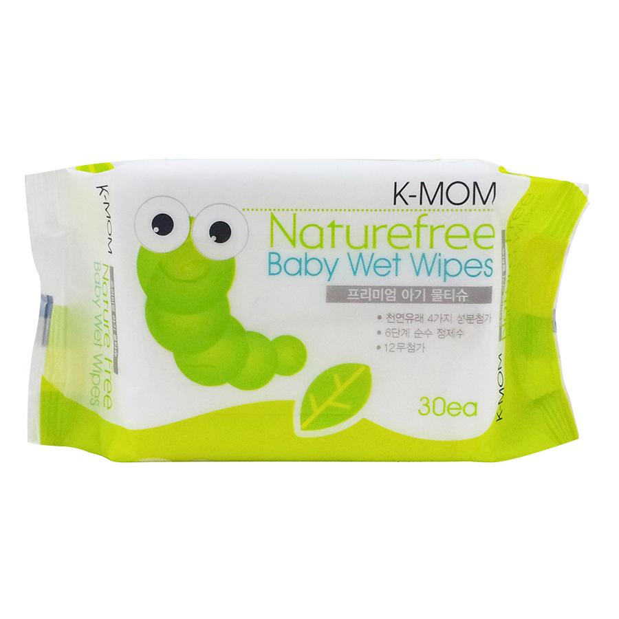 Khăn Ướt K-mom KM13111 (30 Cái) - Mẫu Ngẫu Nhiên