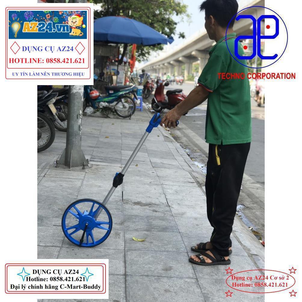 Thước lăn đường đo khoảng cách bằng bánh xe cơ chính hãng C-mart