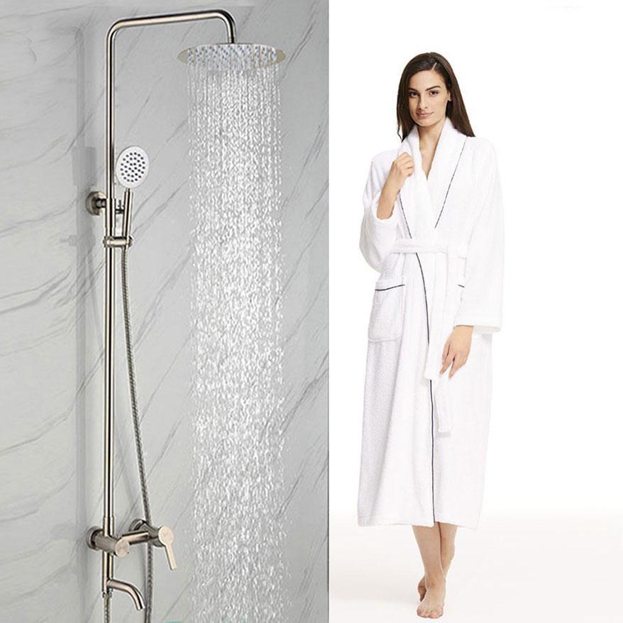 BỘ SEN CÂY TẮM ĐỨNG NÓNG LẠNH TRÒN TAY LỆCH INOX SUS 304 CAO CẤP SC02