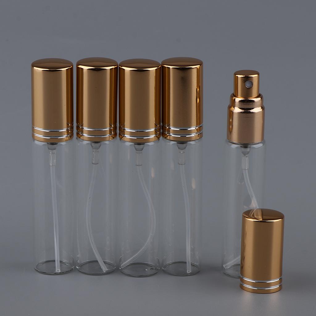 15 Pieces 10ml Empty Refillable Glass Perfume Spray Bottles Travel Vials