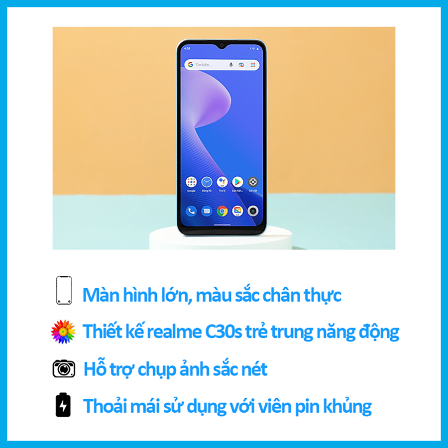 Điện thoại Realme C30s  - Hàng chính hãng