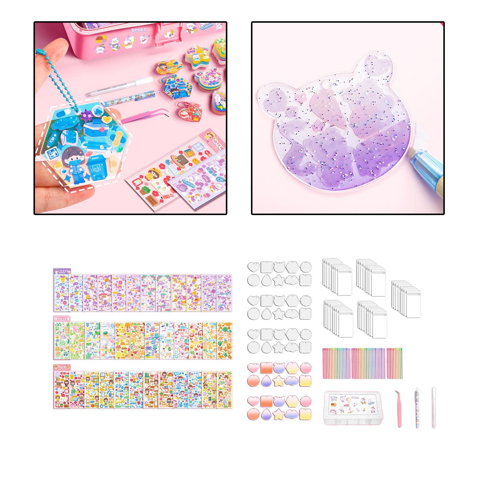 Goo Card DIY Set Cute Pendant for Card DIY Decor Craft Kids