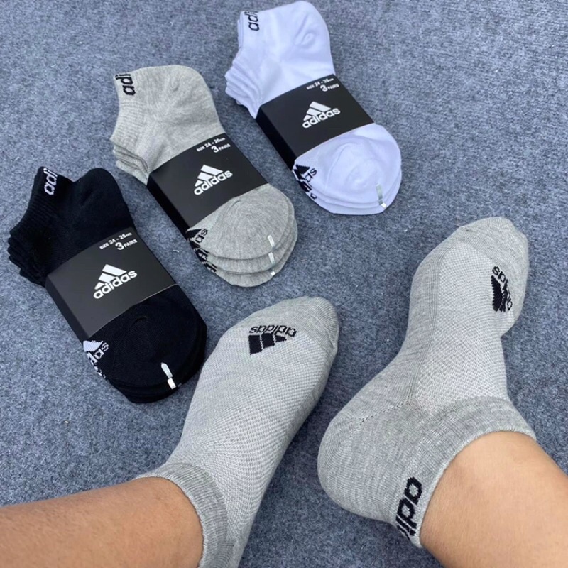 Tất vớ Nike , adidas , lacoste , dệt kim nam cổ ngắn phong cách thể thao cao cấp chống hôi chân 100% Cotton mềm không xù