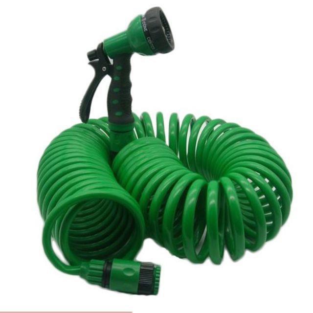 Bộ vòi tưới cây, rửa xe co xoắn gọn gàng,tiện lợi 7.5 mét ,15 mét vòi tưới 7 kiểu phun tưới 206791