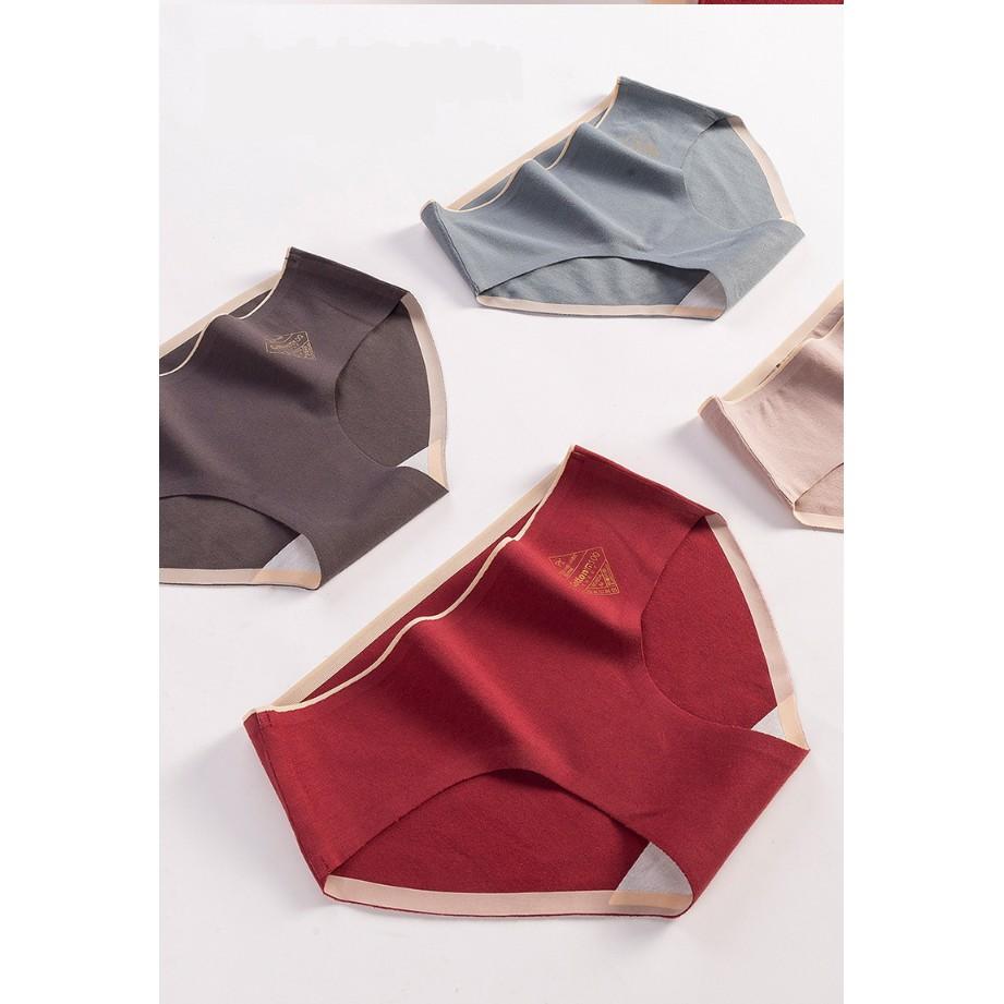 Quần Lót Cotton Kháng Khuẩn Không Đường May Chống Hằn Mới P096