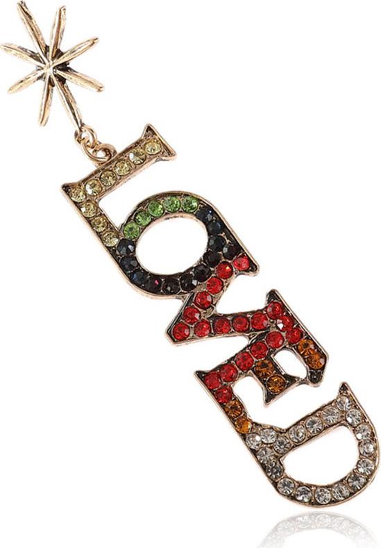 Bông tai chữ LOVE LOVEYOURSELF Her 1 bên