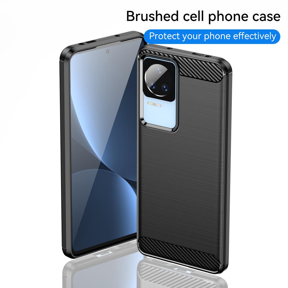 Ốp lưng dành cho Xiaomi Redmi K50 Pro ốp silicone mềm Carbone phay xước chống sốc chống vân tay