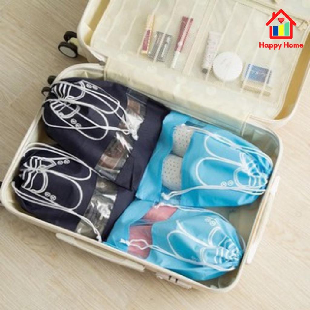 Túi đựng giày dép Sneaker du lịch chống bụi bẩn, chống thấm nước size lớn, size trung bình Happy Home