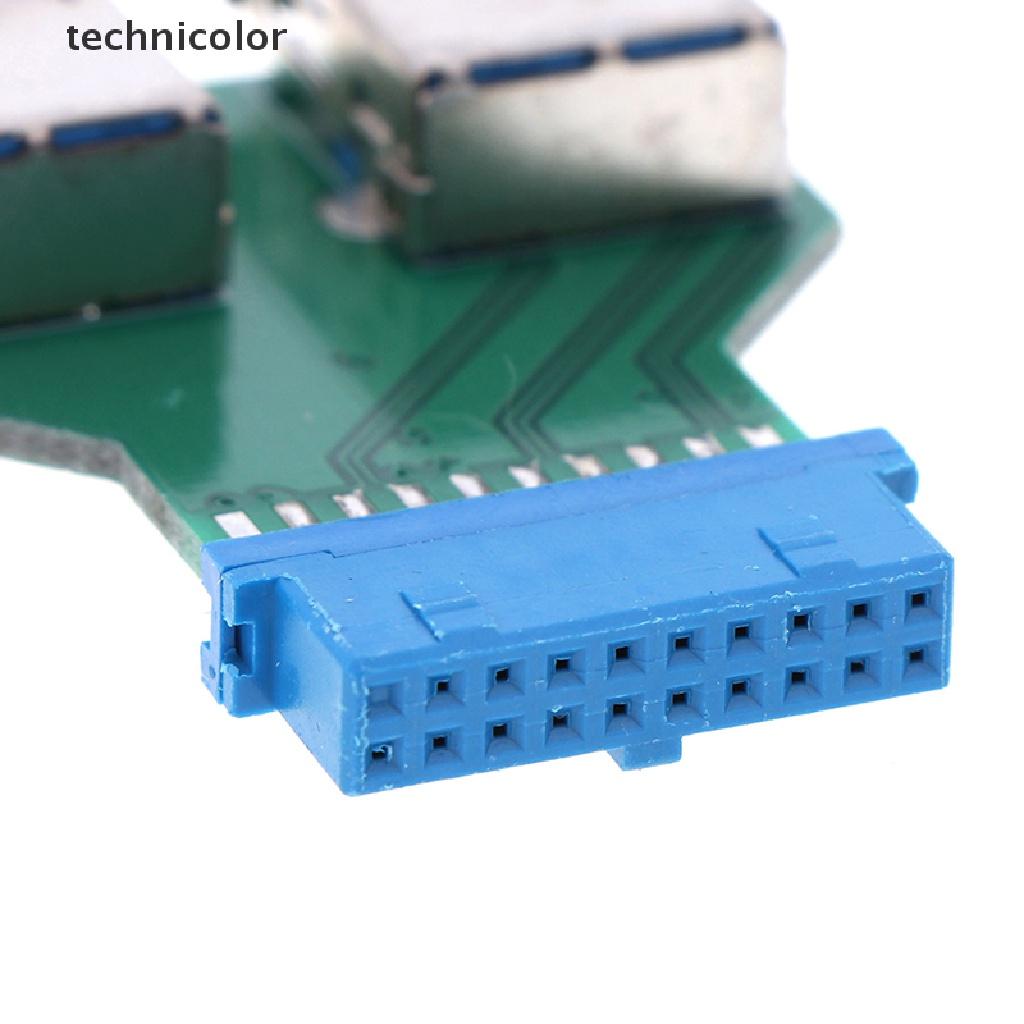 Đầu Chuyển Đổi Internal Interboard 2 Cổng Usb 3.0 Female Sang 20 Pin Female