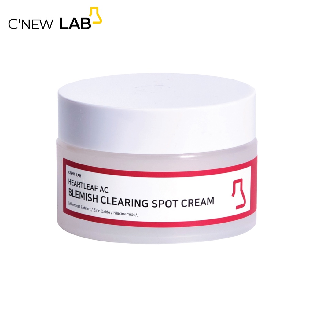 Combo Ngừa Mụn C'NEW LAB Bộ 4 Sản Phẩm Heartleaf Ac Blemish Clearing Giúp Giảm Mụn, Hỗ Trợ Mở Thâm Nám