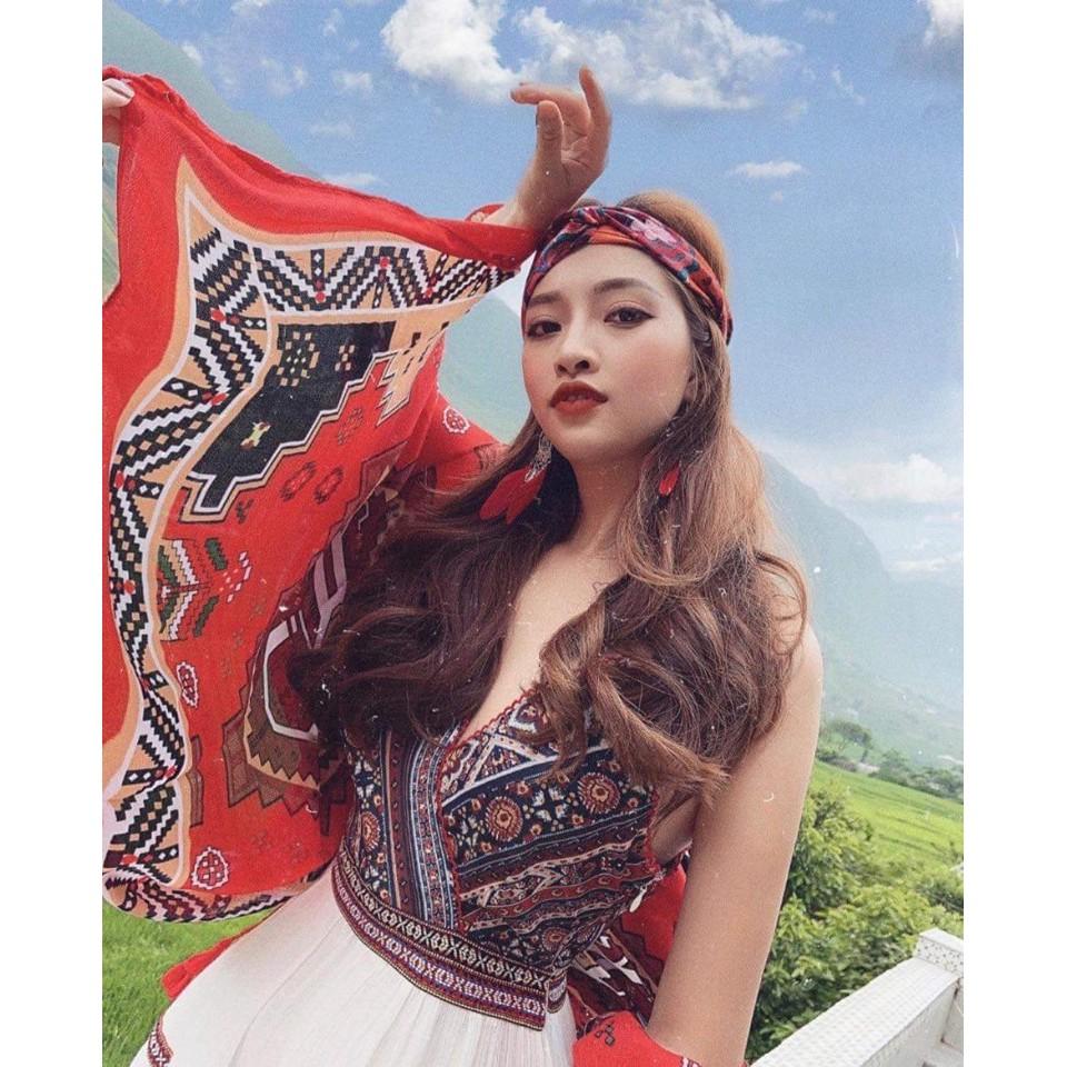 Khăn Choàng Boho Vintage Cao Cấp