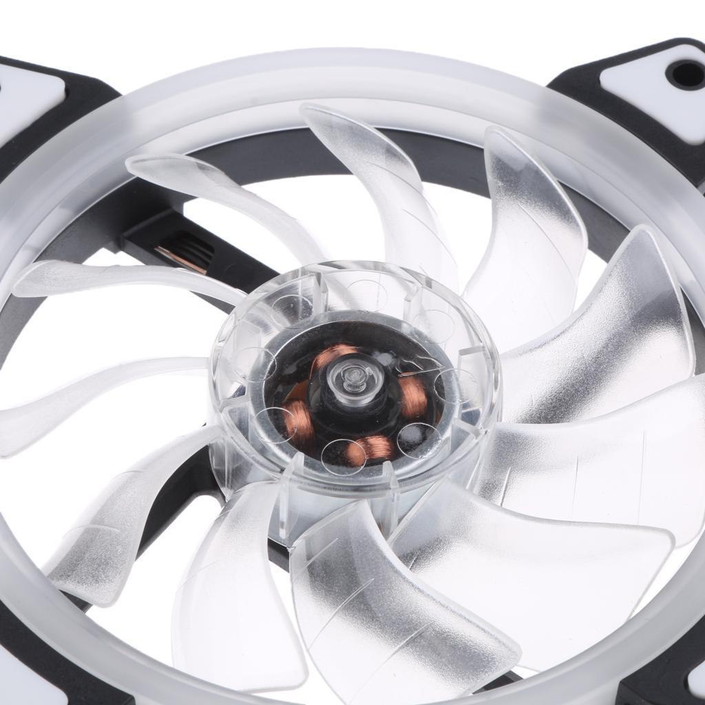 120mm Colors LED  Light 3Pin/4Pin PC Computer Fan Case Cooling Fan