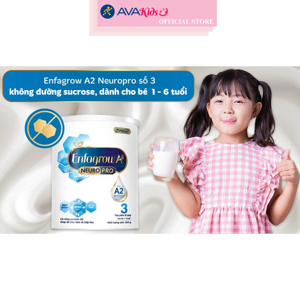 Sữa bột Enfagrow A2 Neuropro số 3 (đạm quý A2) 350g (1 - 6 tuổi)