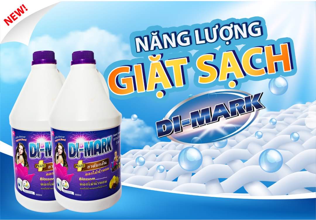 Nước giặt xả cao cấp công nghệ Thái 5in1 Di-Mark 3.6kg