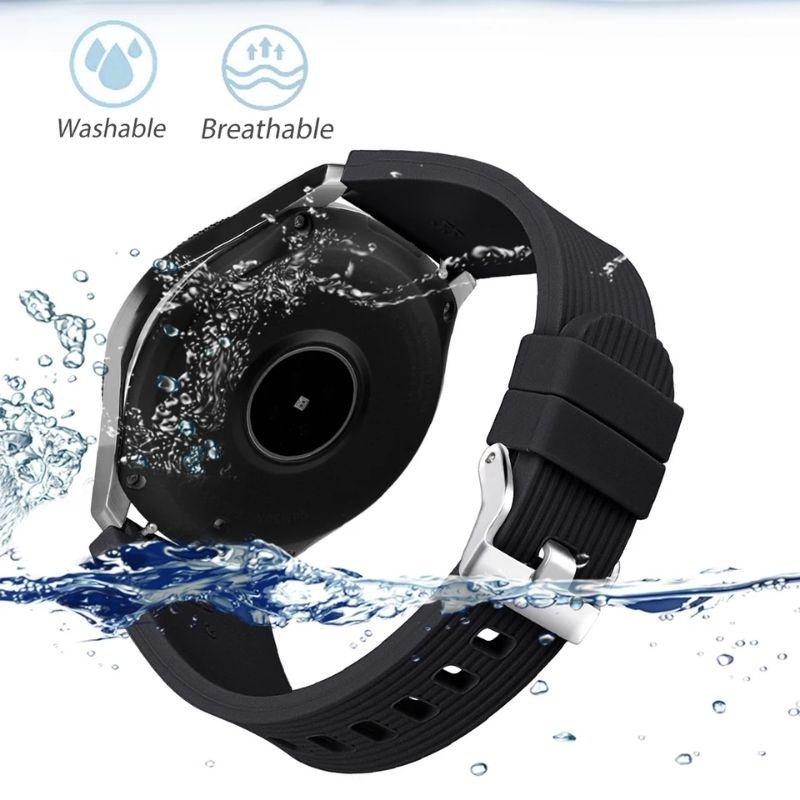 Dây đồng hồ cao su silicon cao dấp dành cho Samsung Galaxy watch 3 45mm