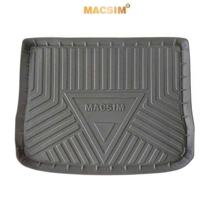 Thảm lót cốp (qd) xe ô tô VOLKSWAGEN TIGUAN (2009-2016) nhãn hiệu Macsim chất liệu nhựa TPV cao cấp màu đen