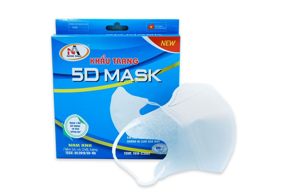 [COMBO Ưu Đãi] Khẩu trang kháng khuẩn Famapro 5D Mask/Kháng khuẩn, virus, bụi 99% /Chính Hãng 10 cái/hộp)