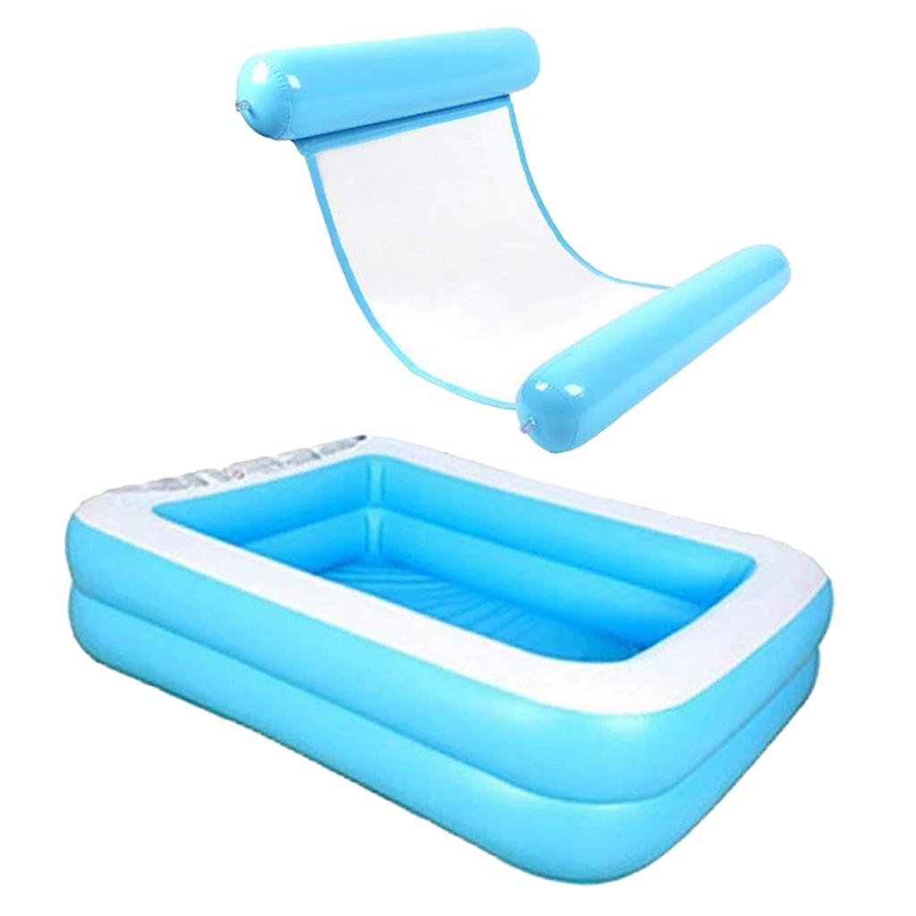 Inflatable Pool Kids Swimming Bathing Play Pool Garden Tub Lounge