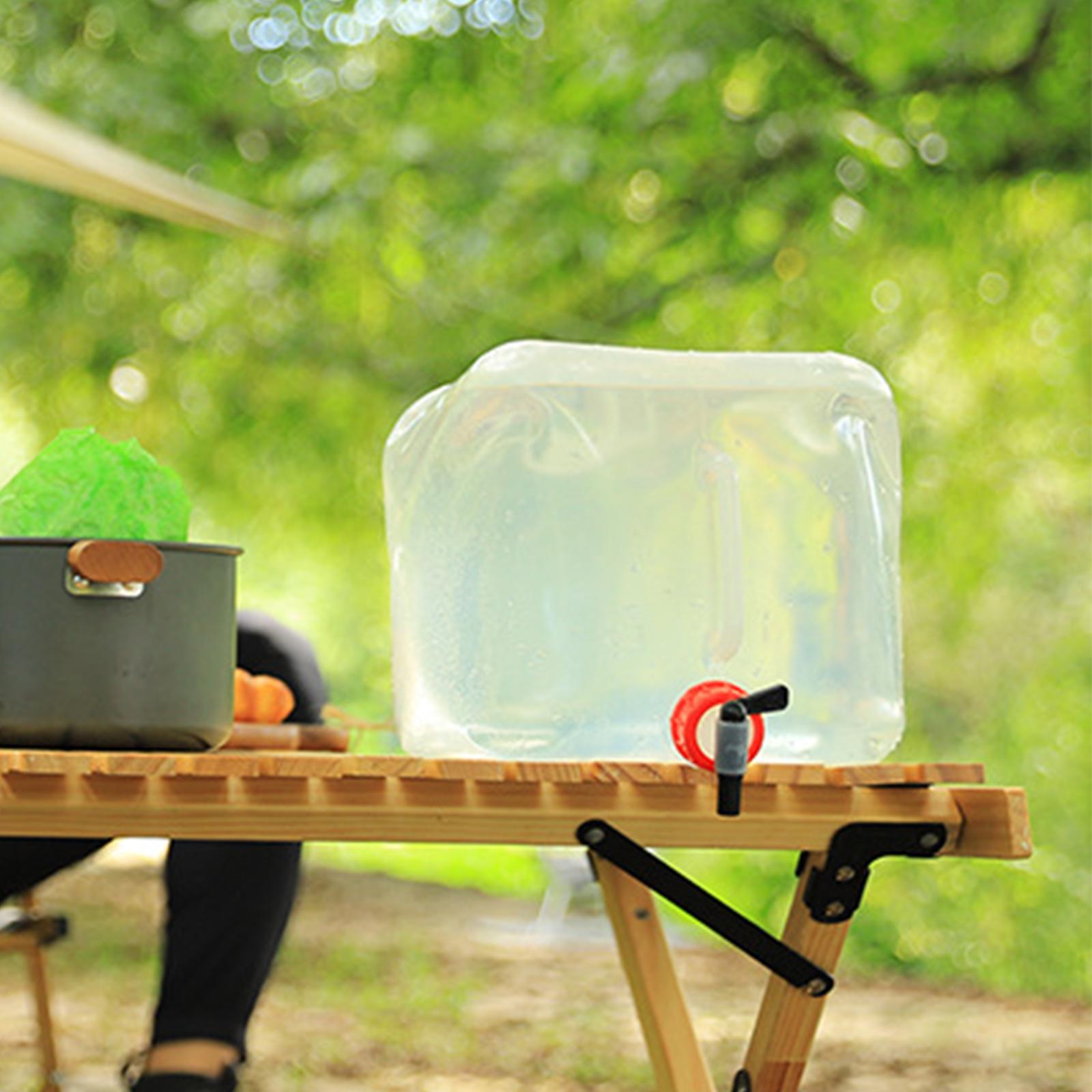 Collapsible Water Container Jug 10L Bucket for Outdoors Drinking Bath Water