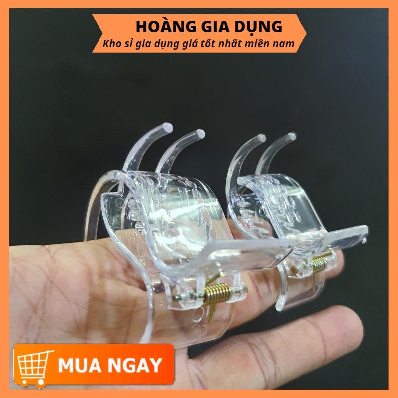 Kẹp Tóc Càng Cua Hàn Quốc TRONG SUỐT 3 Răng 5 Răng Xinh Xắn H015