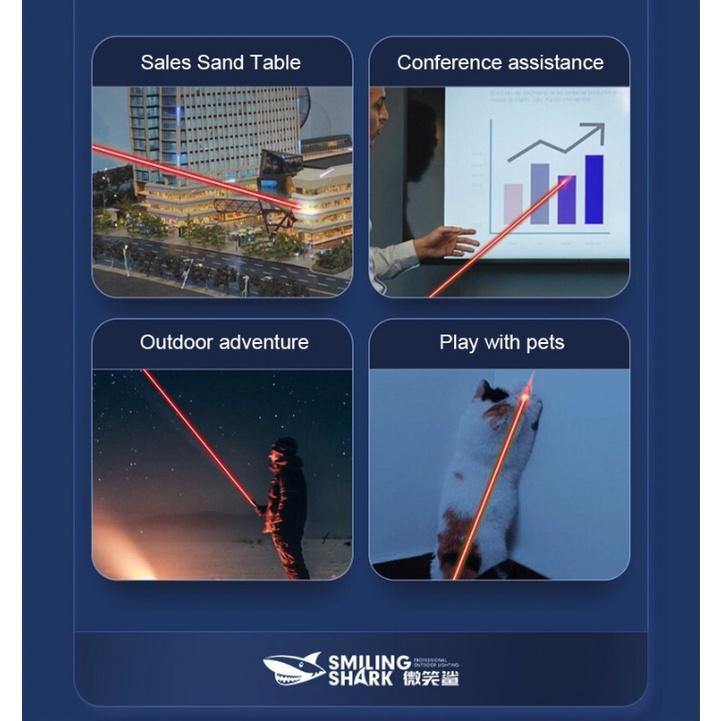 Bút Trình Chiếu Có Đèn Pin SMILLING SHARK JG-867 ️ FREESHIP ️