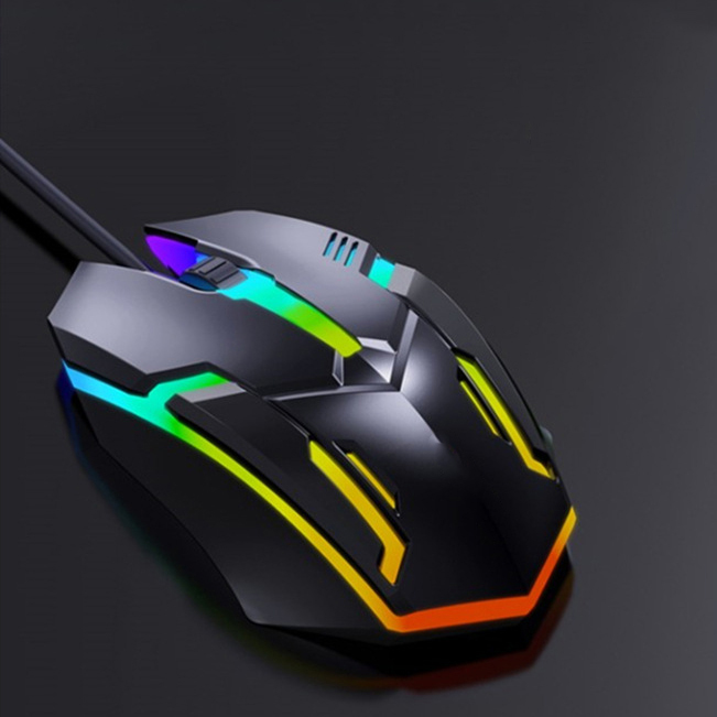 Bộ bàn phím chuột, bàn phím giả cơ + chuột gaming trang bị hệ thống đèn LED 7 màu cực đẹp mắt và hấp dẫn - K1323-