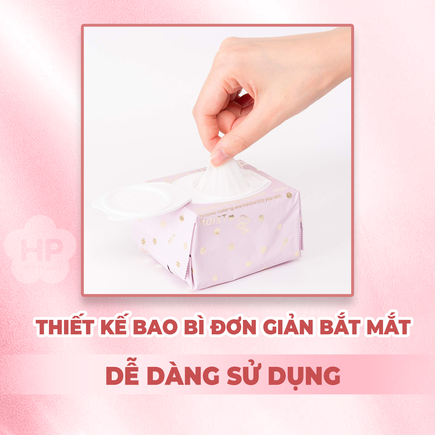 Khăn Giấy Tẩy Trang Lachesca Giúp Dưỡng Ẩm Da Softymo Lachesca Cleansing Sheet n Moist 50 Tờ / Hộp