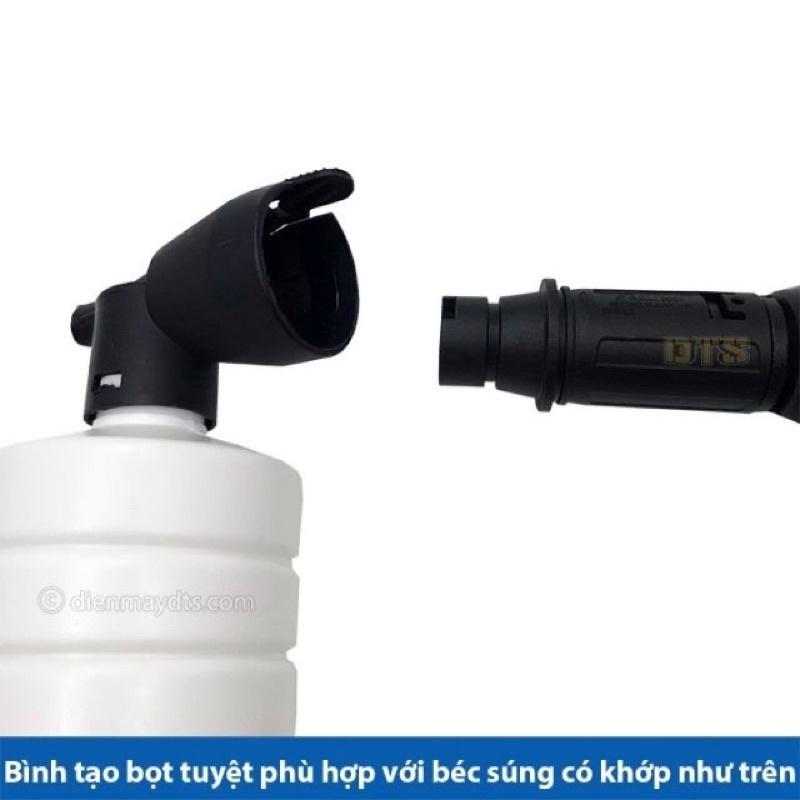Béc xịt rửa xe mỏ vịt kiểu gài gắn sung xịt rửa áp lực cao - Lắp được bình bọt tuyết 0,5L
