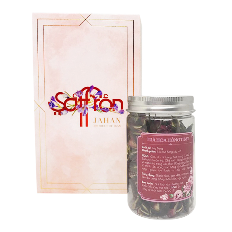 Combo Saffron Jahan Gazelle (1g) + Saffron Badiee (1g) - Tặng 1 Hộp Hoa Hồng Và 1 Bình Nước