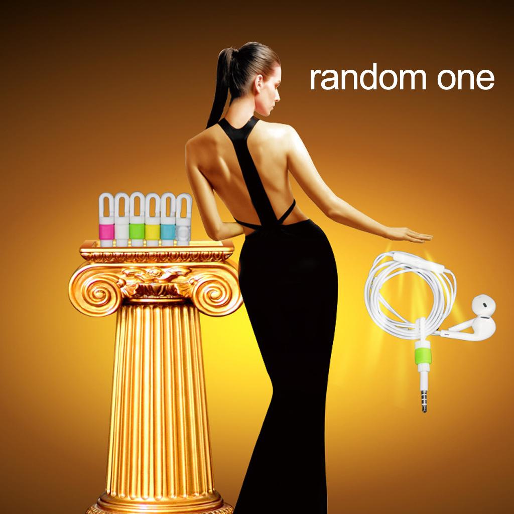 Earphone Headphone Cable Winder Anti Breaking Protective Sleeve for 10 pcs