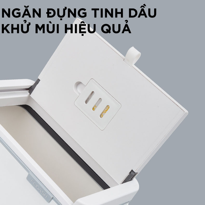 Thùng Rác Thông Minh Treo Tủ Bếp Thiết Kế Nắp Mở Đa Chiều - Có Thanh Treo Cửa Tủ Bếp FEIDASH TG3680