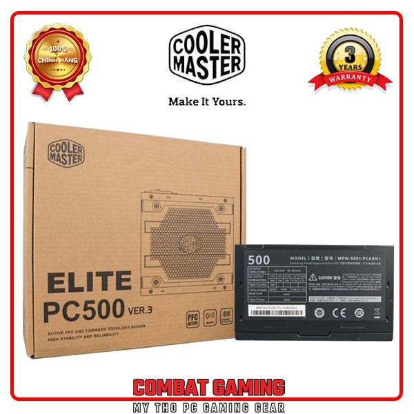 Nguồn COOLER MASTER ELITE V3 230V PC500 500W BOX - Hàng Chính Hãng