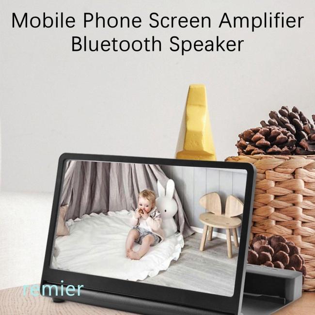 Giá Đỡ Khuếch Đại Tín Hiệu Âm Thanh Điện Thoại Di Động F12 Hd Màn Hình Lớn 12 Inch Bluetooth 6d