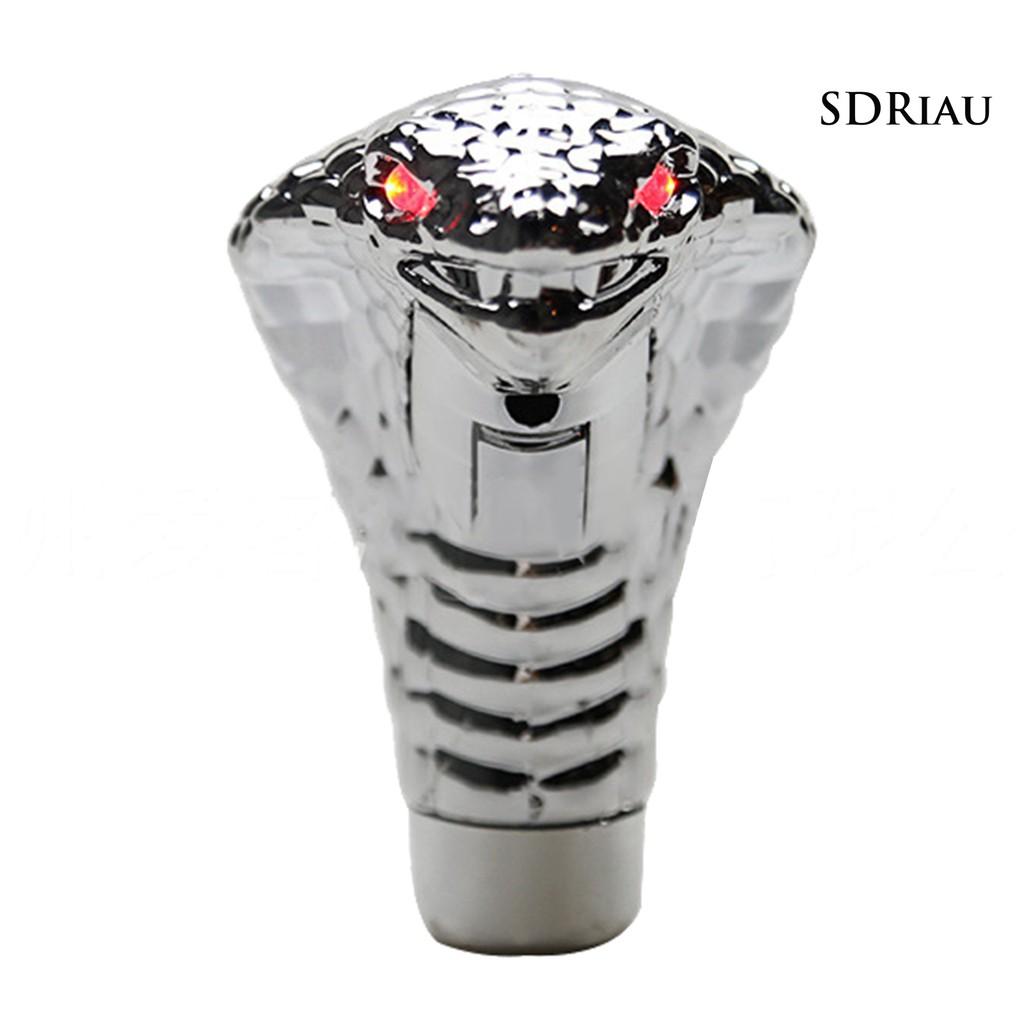 Đầu Cần Số Xe Hơi Hình Rắn Độc Đáo Kèm Đèn Led Tiện Dụng